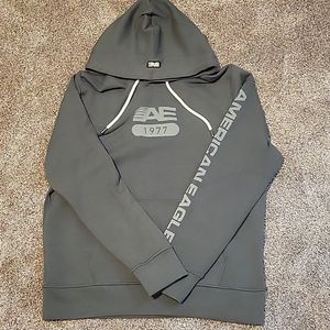 AE men's hoodie dark green medium